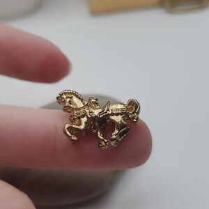 Intricate antique pony figurine dollhouse‎ or jewelry making art craft mini